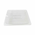 Omcan Canada Food Pans Each Omcan 80026 Polycarbonate Half-size Clear Slotted Cover for Food Pan | Denson CFE