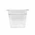 Omcan Canada Food Pans Each Omcan 80048 – 1/6 Size Clear Polycarbonate Food Pan (6-15/16" x 6-3/8" x 5-7/8", NSF Certified) | Denson CFE
