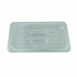 Omcan Canada Food Pans Each Omcan 80049 Polycarbonate Clear Solid Cover for Full-size Solid Pan | Denson CFE