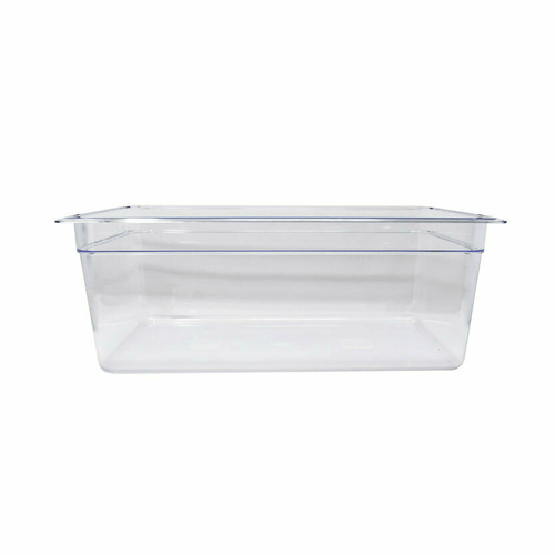 Omcan Canada Food Pans Each Omcan 80061 Full Size (GN 1/1) Polycarbonate Clear Food Pan, 8″ Deep | Denson CFE