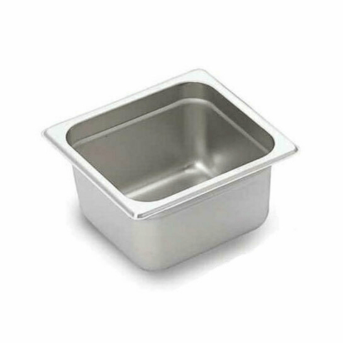 Omcan Canada Food Pans Each Omcan 80278 Sixth-size Anti-Jam Stainless Steel Steam Table Pan- 4″ Deep | Denson CFE