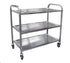 Omcan Canada Food Service Supplies Each Omcan 24419 Stainless Steel Bussing Cart with 31.5″ x 17.6″ tray size | Denson CFE