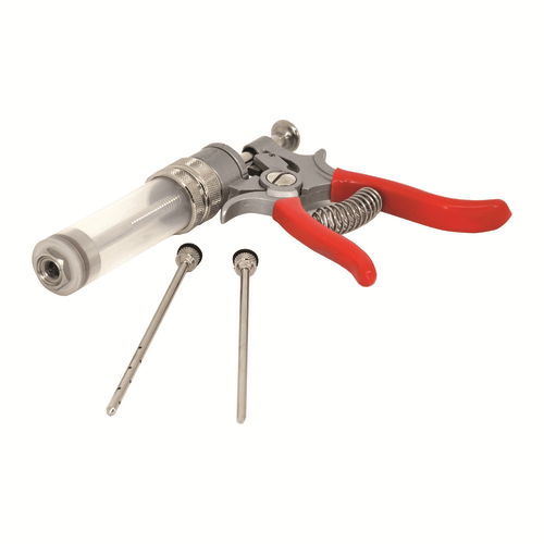 Omcan Canada Meat Processing Each Omcan 10080 50 ml Marinade Injector with Clear Polycarbonate Barrel, Dial Settings and 2 Needles | Denson CFE
