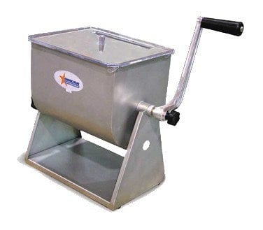 Omcan Canada Meat Processing Each Omcan 19202 Stainless Steel Manual Tilting Mixer with 17 -lb | Denson CFE