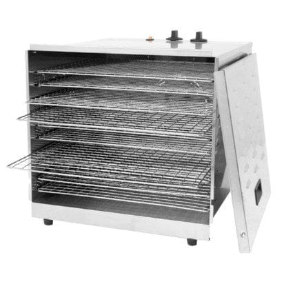 Omcan Canada Meat Processing Each Omcan 43222 Stainless Steel Food Dehydrator with 10 Racks