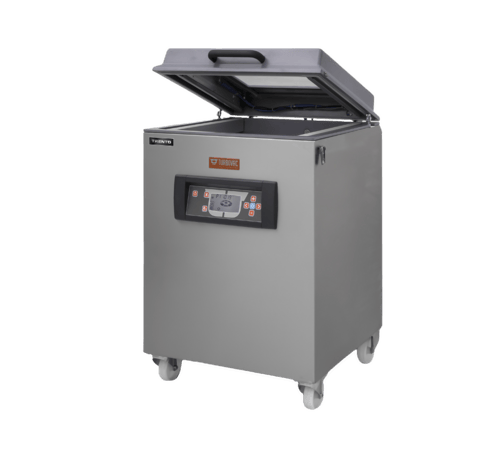 Omcan Canada Meat Processing Each Omcan 50003 Turbovac Heavy-Duty Vacuum Packaging Machine with Aluminum Cover and 19.5″ Seal Length (3Ph) | Denson CFE