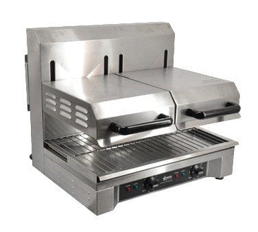 Omcan Canada Salamander Broilers and Cheese Melters Each Omcan 39582 Stainless Steel Double Adjustable Salamander | Denson CFE