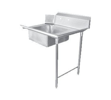 Omcan Canada Sinks & Plumbing Each Omcan 28480 26" Left Side Soiled Dish Table with Sink | Denson CFE