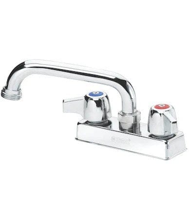Omcan Canada Sinks & Plumbing Each Omcan 44719 - Deck Mounted Commercial Faucet with 10 Inch Spout, 4 Inch Centres, NSF | Denson CFE