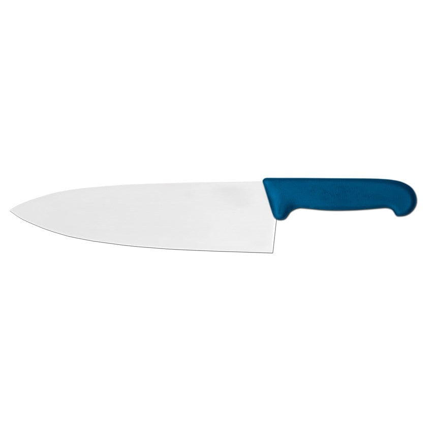 Omcan Canada Smallwares Each / Blue Omcan 23878 10" Medium Cook Knife with Blue Super Fiber Handle | Denson CFE