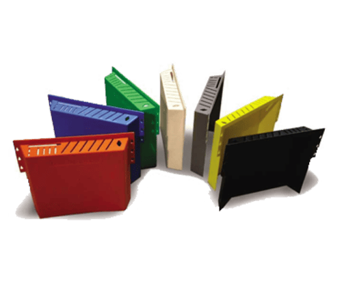 Omcan Canada Smallwares Each Omcan 11540 Black Plastic Knife Rack | Denson CFE