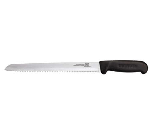 Omcan Canada Smallwares Each Omcan 12603 8" Slicer Narrow Blade Knife with Black Polypropylene Handle | Denson CFE