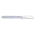 Omcan Canada Smallwares Each Omcan 12680 10" Slicer Straight Wave Edge Knife with White Polypropylene Handle | Denson CFE