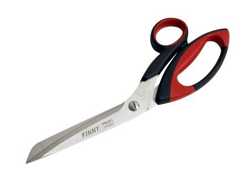 Omcan Canada Smallwares Each Omcan 12901 Stainless Steel Poultry Shears with Red and Black Handles | Denson CFE