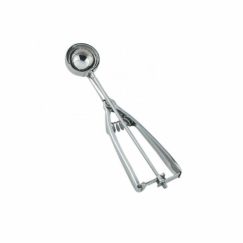 Omcan Canada Smallwares Each Omcan 34858 #60 Stainless Steel Squeeze Handle Ice Cream Scoop Disher – 9/16 oz | Denson CFE