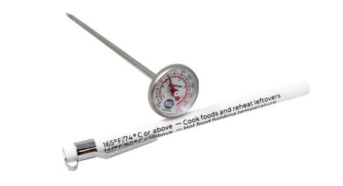 Omcan Canada Smallwares Each Omcan 47200 Pocket Thermometer - Analog Dial, Stainless Steel | Denson CFE