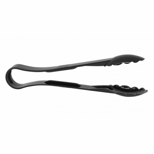 Omcan Canada Smallwares Each Omcan 80159 – 12" Black Polycarbonate Scallop Grip Serving Tongs (NSF Certified) | Denson CFE