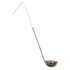 Omcan Canada Smallwares Each Omcan 80763 3 oz One-Piece Stainless Steel Ladle with Ivory Handle | Denson CFE