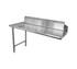 Omcan Canada Stainless Steel Sink Each Omcan 28474 Clean Dish Table - 36 in, Left Side, Stainless Steel | Denson CFE
