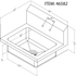 Omcan Canada Stainless Steel Sink Each Omcan 46582 Fabricated Stainless Steel Wall Mounted Hand Sink | Denson CFE