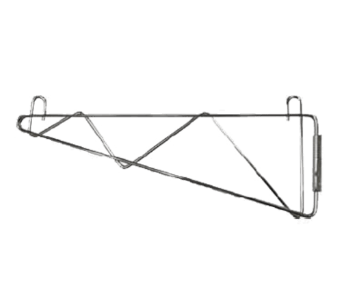 Omcan Canada Storage & Transport Each Omcan 24250 - 18 Inch Chrome Wall Bracket for NSF Shelving | Denson CFE