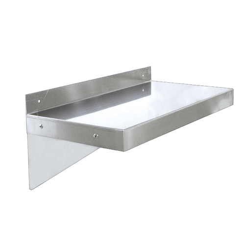 Omcan Canada Storage & Transport Each Omcan 24410 – 48" Wall-Mounted Solid Stainless Steel Shelf (352 lb Capacity, NSF Certified) | Denson CFE