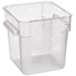 Omcan Canada Storage & Transport Each Omcan 80170 4 QT Clear Square Food Storage Container | Denson CFE