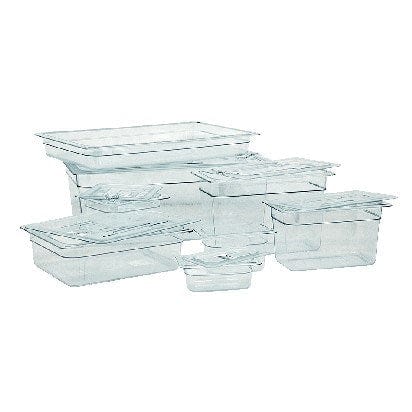 Omcan Canada Tabletop & Serving Each Omcan 80021 Food Pan Cover, 1/4 size, slotted, 10-7/16"; x 6-3/8