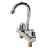 Omcan Canada Unclassified Each Omcan 39788 - 4 Inch Deck Mount Gooseneck Faucet, Stainless Steel, NSF | Denson CFE