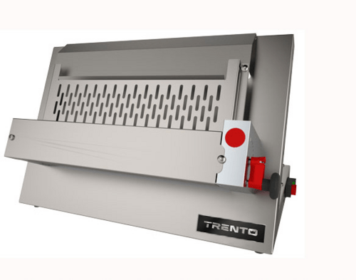 Omcan Canada Unclassified Each Omcan 40640 24.5oz Electric Dough Sheeter Stainless Steel Pizza Moulder | Denson CFE