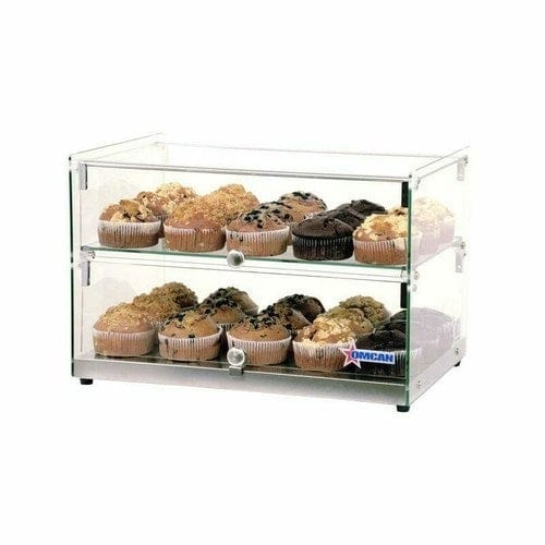 Omcan Canada Unclassified Each Omcan 44373 50 L (1.77 cu ft) Capacity Countertop Food Display Case with Square Front Glass | Denson CFE