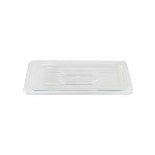 Omcan Canada Unclassified Each Omcan 80011 Polycarbonate Clear Solid Cover for 1/9 size Food Pans | Denson CFE