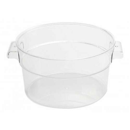 Omcan Canada Unclassified Each Omcan 80174 2 Qt. Polycarbonate Clear Round Food Storage Container | Denson CFE