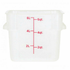 Omcan Canada Unclassified Each Omcan 80203 6-QT Polypropylene Translucent Square Food Storage Container | Denson CFE