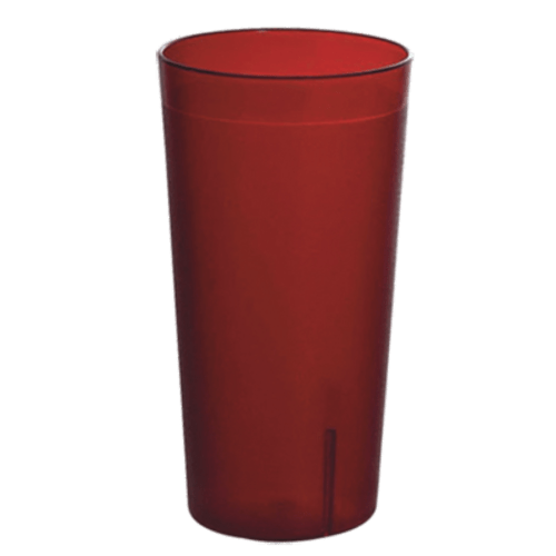 Omcan Canada Unclassified Each Omcan 80337 9.5 oz / 281 ml Red Pebbled Tumbler | Denson CFE