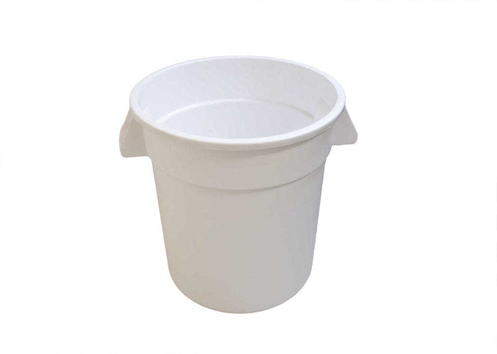 Omcan Canada Unclassified Each Omcan 80582 10-Gallon Polyethylene White Food Storage Container | Denson CFE