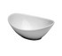 Oneida Canada Dinnerware Bowl, 9-1/2 oz., 6-1/4#, oval, white, rolled edge