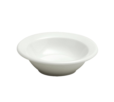 Oneida Canada Dinnerware Case / Porcelain Oneida® - Fruit Bowl, 4-1/2 oz., 4-5/8", round, narrow rim, scratch-resistant glaze, microwave and dishwasher safe, porcelain, bright white, Buffalo, White Ware (must be purchased in case quantities) (1 year no-chip warranty)