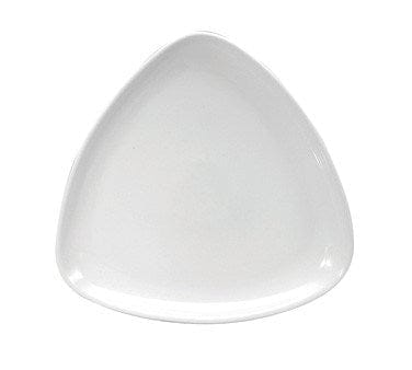 Oneida Canada Dinnerware Dozen Buffalo F9000000111T 5.5 in. Cream White Ware Narrow Rim Porcelain Triangular Plate | Denson CFE