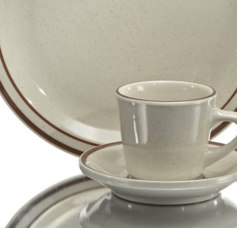 Oneida Canada Dinnerware Dozen Buffalo R4238026501 Dunes Ivory Salem 5-3/4" Saucer - Case of 36 | Denson CFE