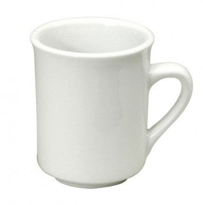 Oneida Canada Dinnerware Dozen Caf Mug, 8 oz., 4-1/4", bright white (limited 1-year no-ch