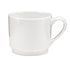 Oneida Canada Dinnerware Dozen / China / Bone White Cup, 8-1/2 oz., 4-1/4", stackable, TUNDRA, Oneida collectio