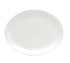 Oneida Canada Dinnerware Dozen / China / Bone White Oneida F1410000355 Platter, 11" x 8-1/2", Oval, Wide Rim, Bone White | Dozen
