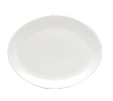 Oneida Canada Dinnerware Dozen / China / Bone White Oneida Platter, 11" x 8-1/2", oval, wide rim, bone white, One