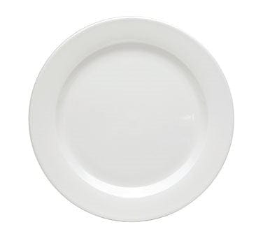 Oneida Canada Dinnerware Dozen / China / Bone White Oneida Tundra 10" Round White Wide Rim China Plate F1410000147 | Denson CFE