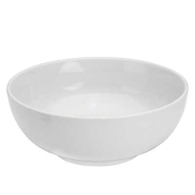 Oneida Canada Dinnerware Dozen / China / Bone White Oneida Tundra 58 oz. Warm White China Serving Bowl - 12/Case