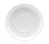 Oneida Canada Dinnerware Dozen / China / Bone White Saucer, 5-7/8" dia., round, wide rim, bone white, Oneida, Tundra