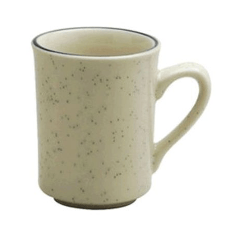 Oneida Canada Dinnerware Dozen / Melamine / Ivory Buffalo F8000000560 Blue Ridge Ivory 8 oz. Cafe Mug - Case of 12 | Denson CFE
