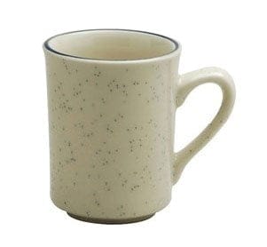 Oneida Canada Dinnerware Dozen / Melamine / Ivory Buffalo F8000000560 Blue Ridge Ivory 8 oz. Cafe Mug - Case of 12 | Denson CFE