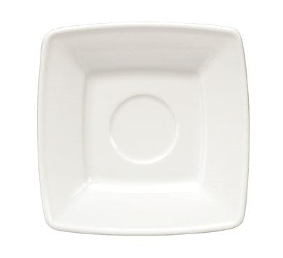 Oneida Canada Dinnerware Dozen Oneida F5020000500 Quartet? White Porcelain Square Saucer | Denson CFE